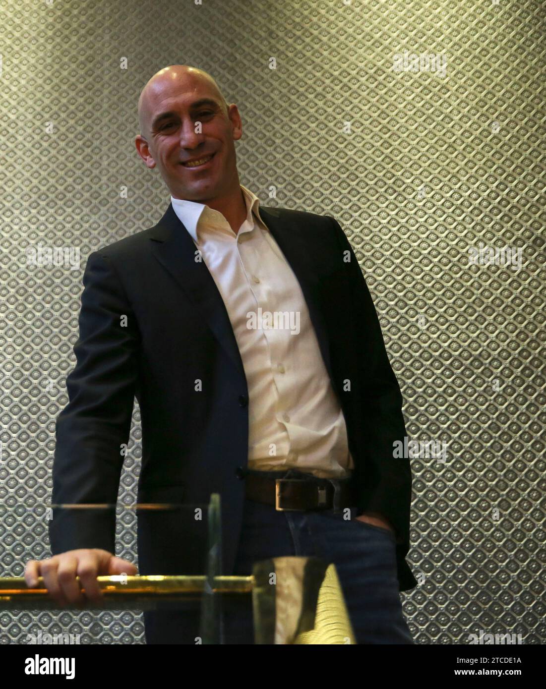 Madrid, 12/14/2017. Entretien avec le candidat à l'élection de la Fédération espagnole de football, Luis Rubiales. Photo : Jaime García. ARCHDC. Crédit : Album / Archivo ABC / Jaime García Banque D'Images