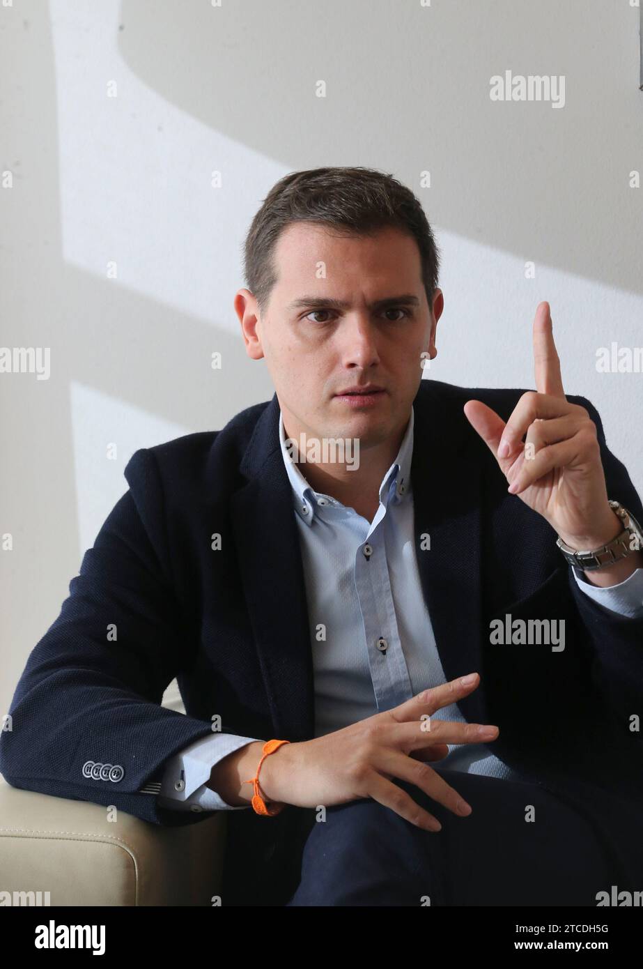 Madrid, 11/30/2017. Entretien avec le président de Ciudadanos Albert Rivera. Photo : Jaime García ARCHDC. Crédit : Album / Archivo ABC / Jaime García Banque D'Images