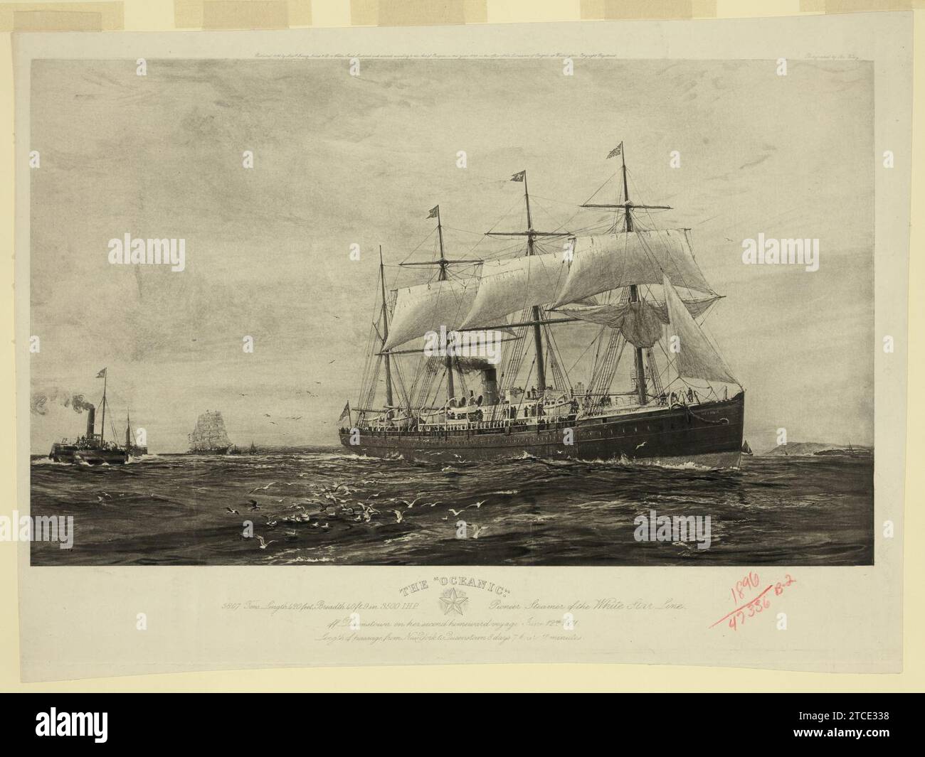 William Lionel Wyllie - The Oceanic. Banque D'Images