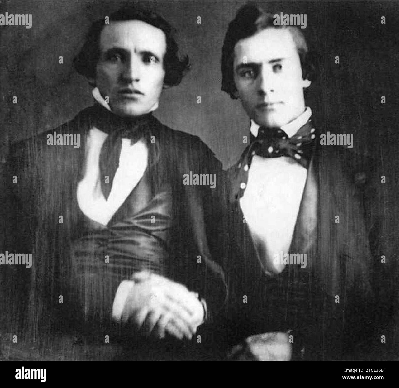 William Little Lee et Charles Reed Bishop 1846. Banque D'Images