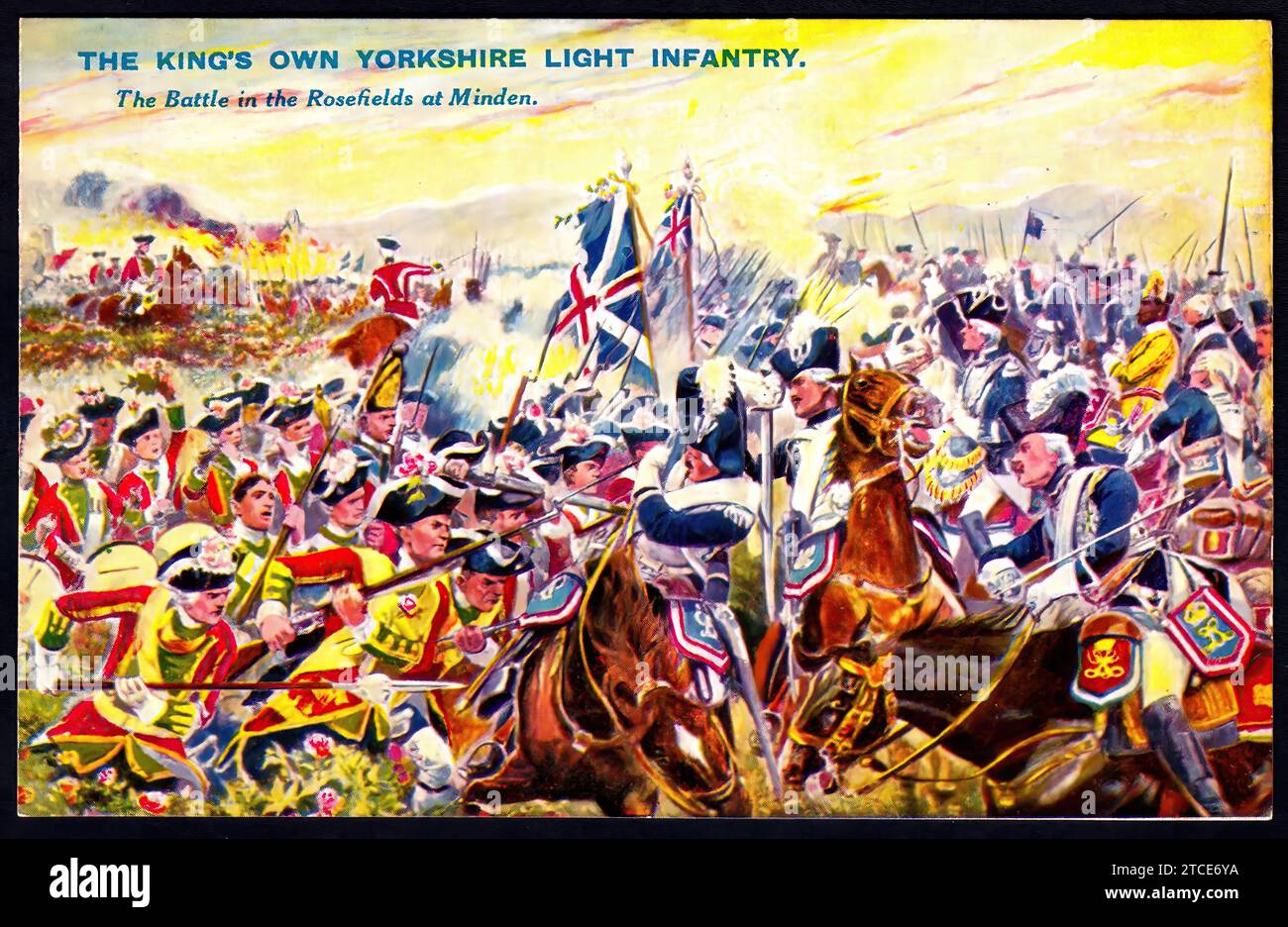 The kings own yorkshire light infantry Banque de photographies et d ...