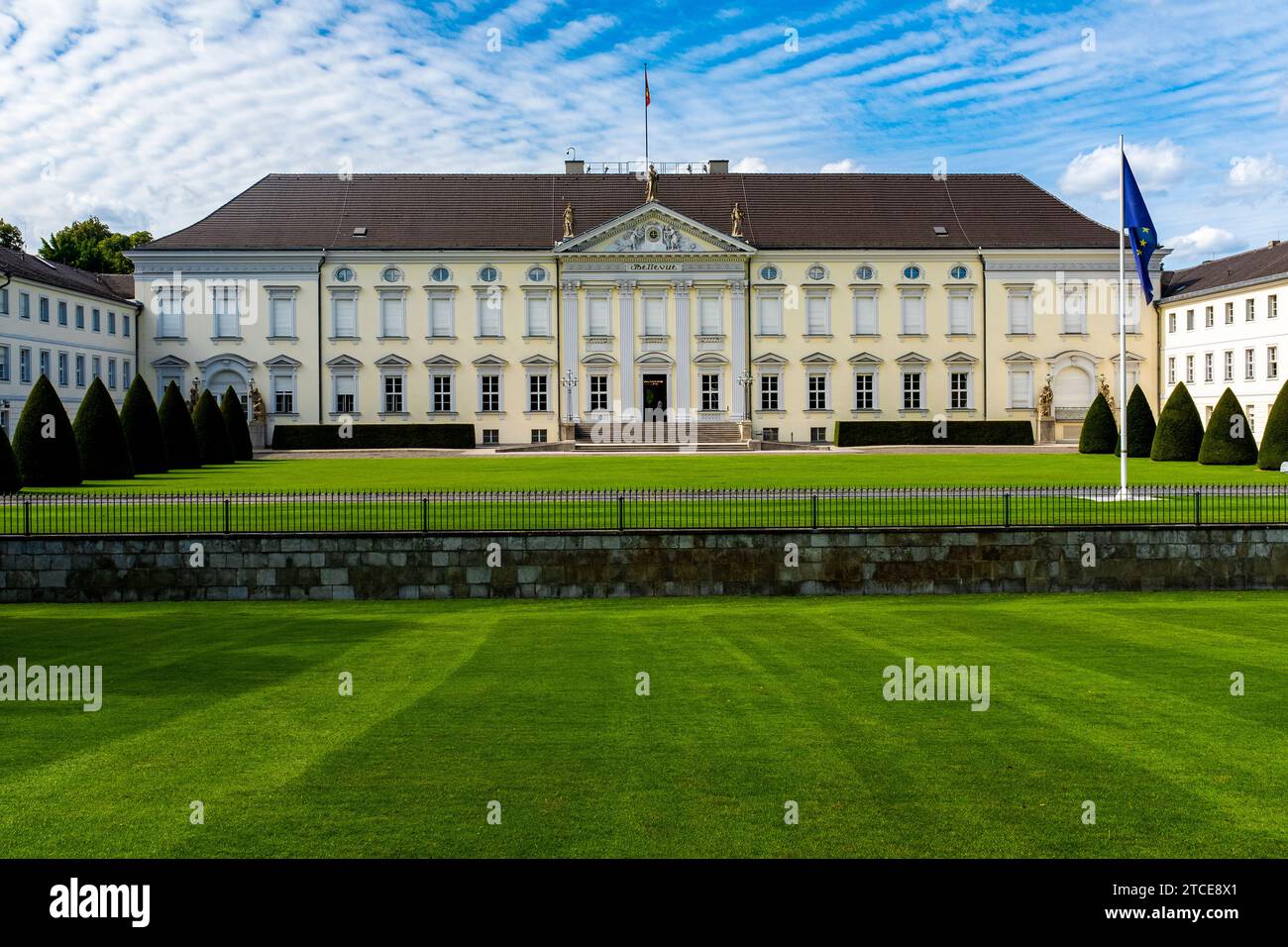 Berlin, Allemagne. Palais Bellevue, siège de la présidence allemande. Banque D'Images