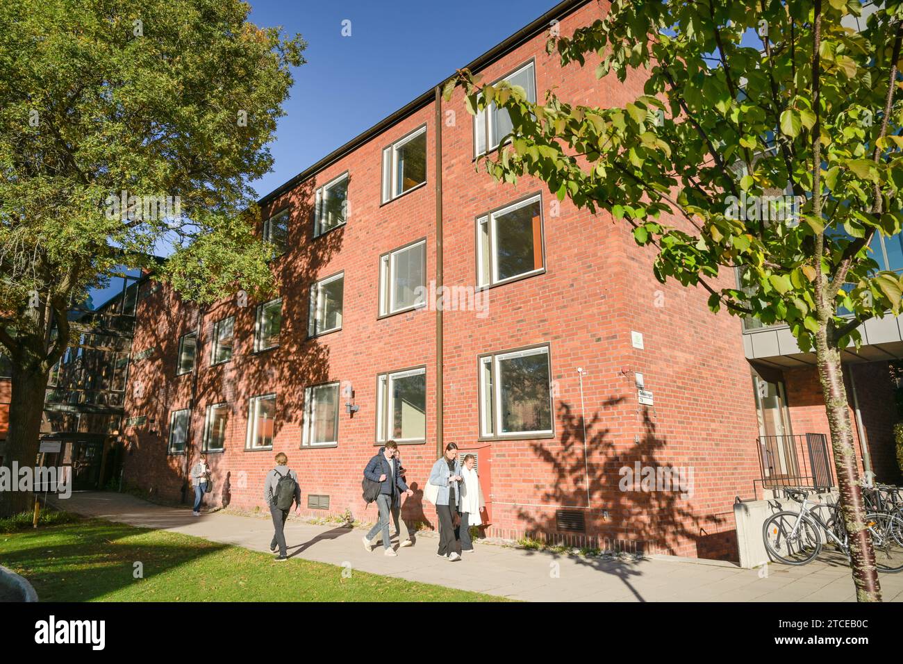 Gebäude auf dem Campus Königliche Technische Hochschule KTH, Kungliga Tekniska Högskolan, Brinellvägen, Stockholm, Schweden Banque D'Images