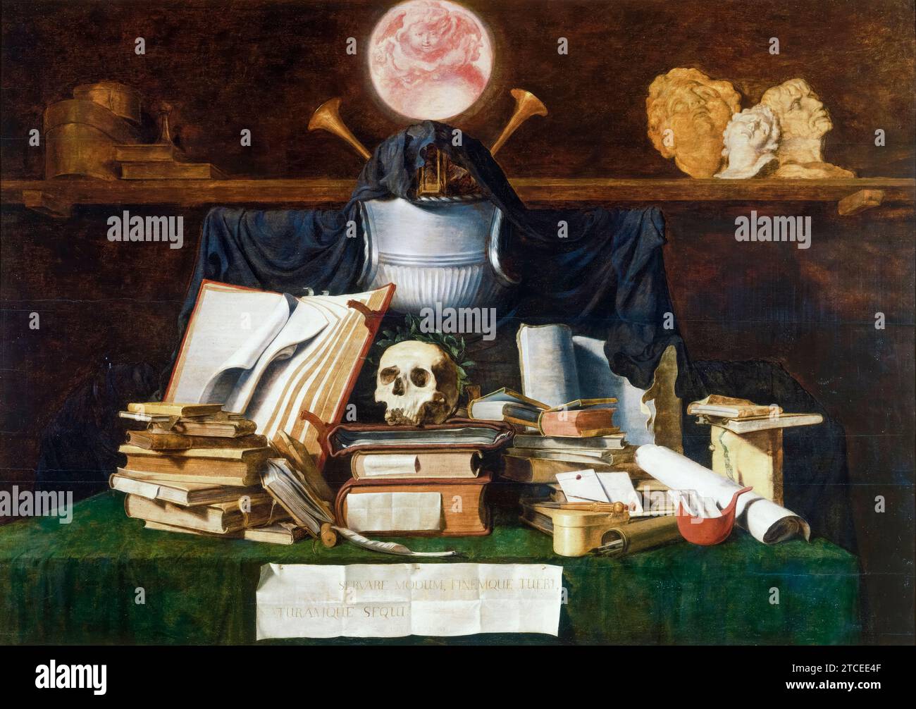 Jacob de Gheyn II, Vanitas Still Life, peinture à l'huile sur panneau, 1621 Banque D'Images