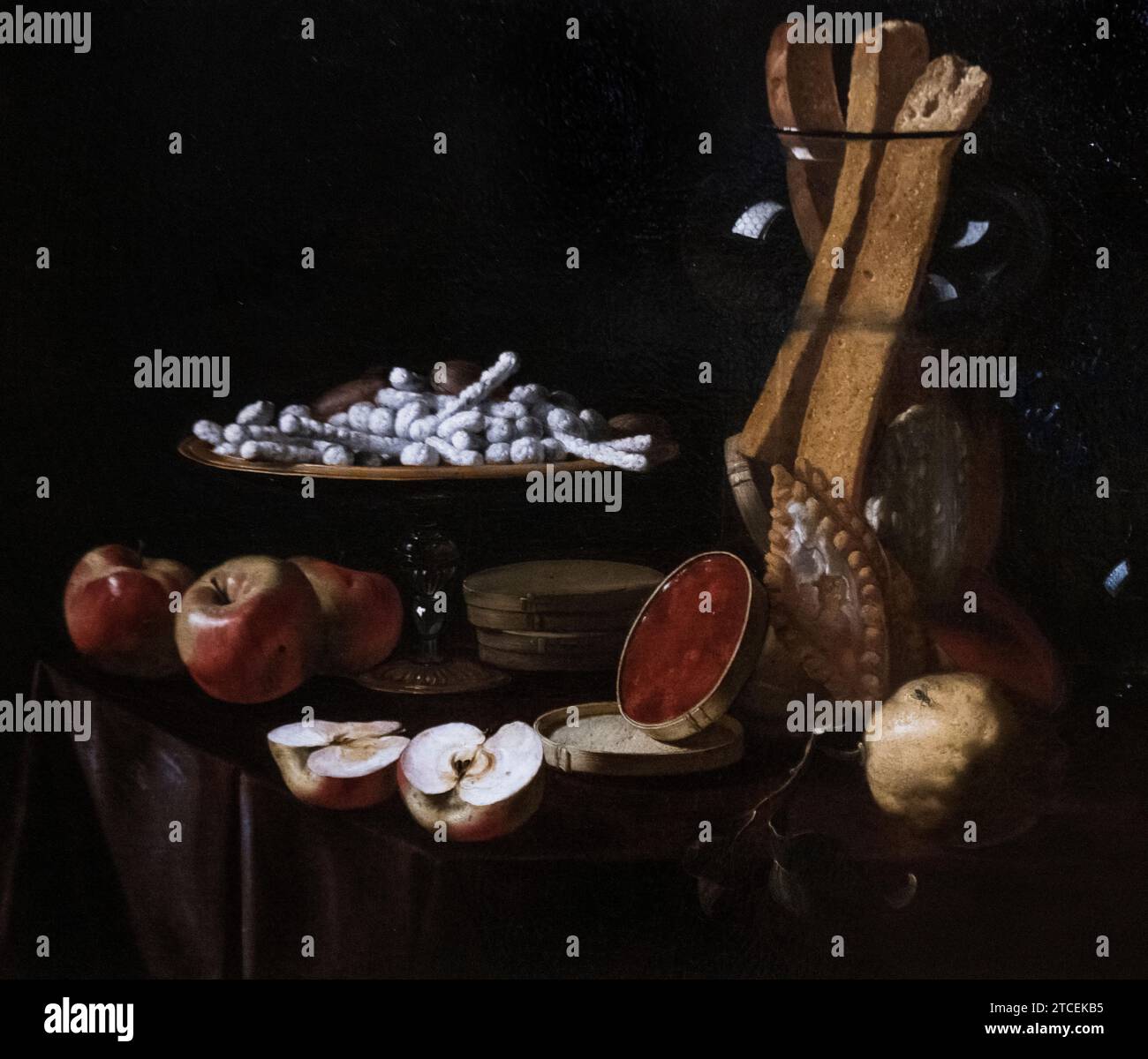 Francesco Cittadini : 'nature morte avec une libellule' (17e siècle) Banque D'Images