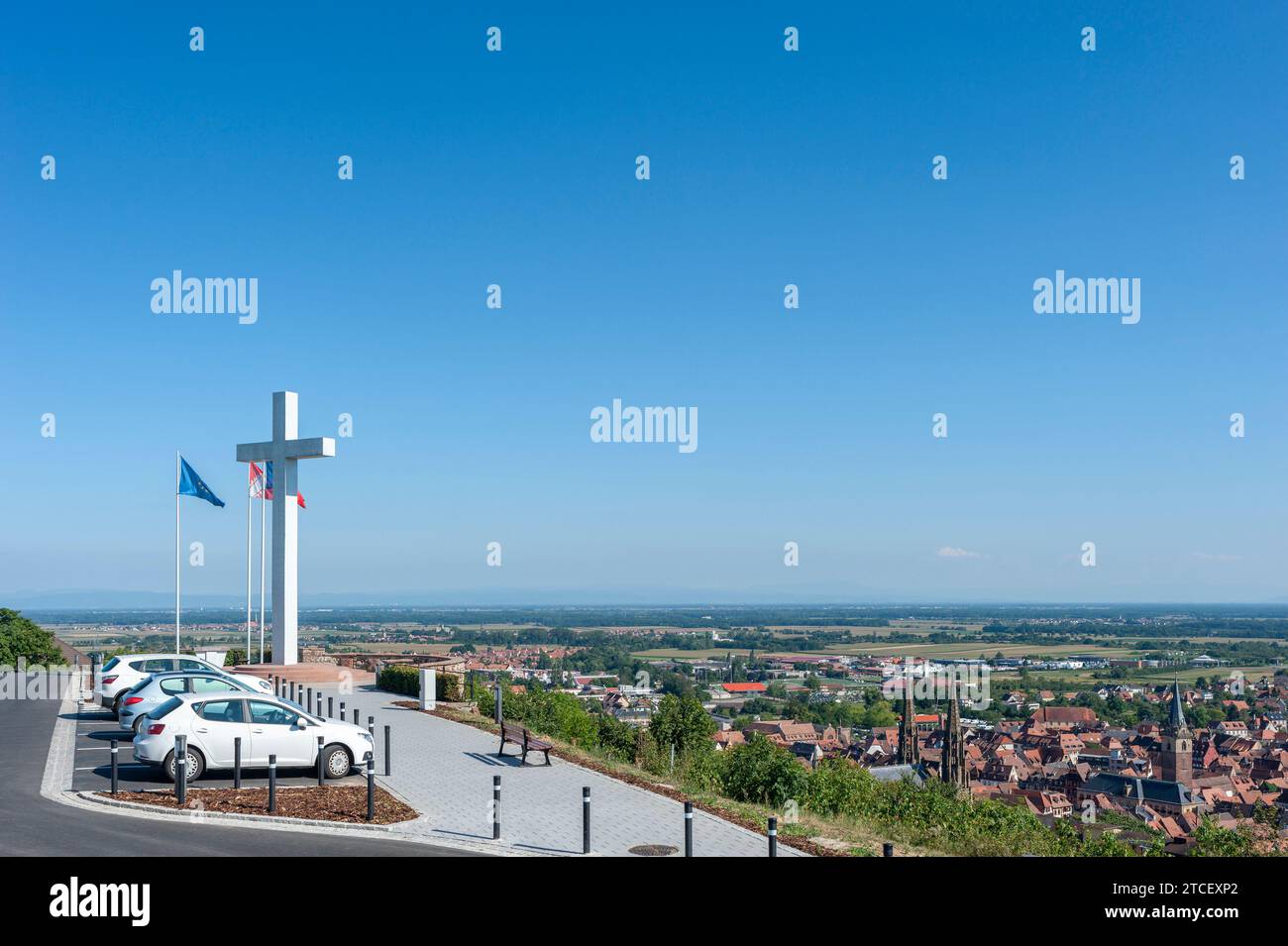 Monument national à Forced Incorporated, Obernai, Alsace, France, Europe Banque D'Images