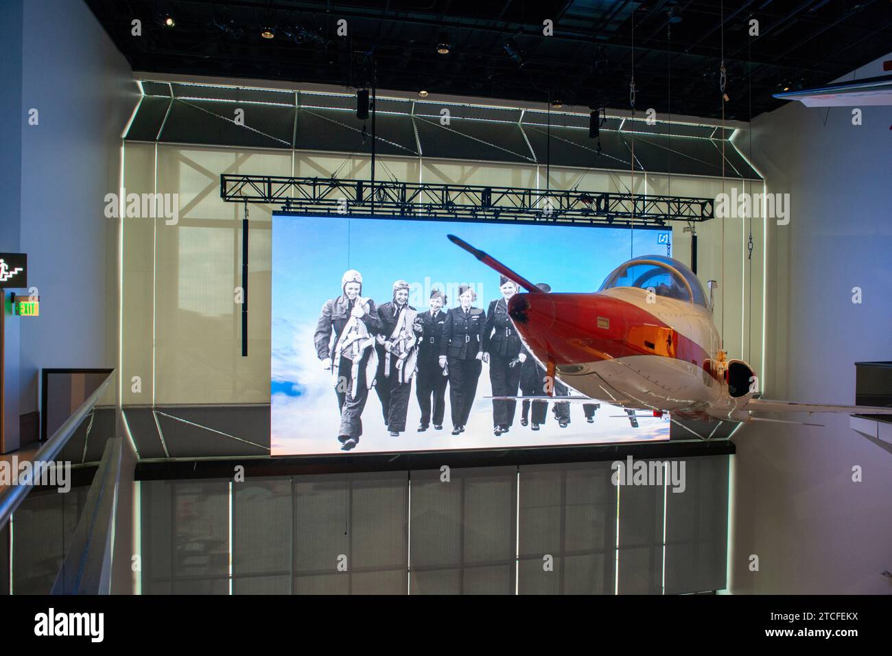 Exposition Women in Aviation au Smithsonian Air and Space Museum à Washington DC Banque D'Images