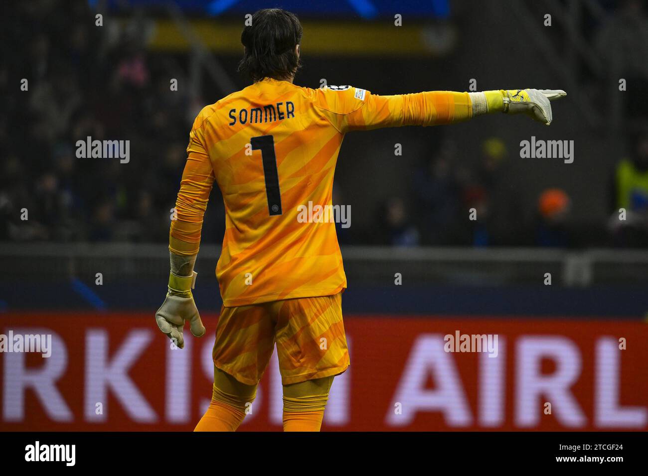 Milan, Italie. 12 décembre 2023. Yann Sommer du F.C. Inter lors de la 6e journée de l'UEFA Champions League Group D entre le F.C. Internazionale Milano et la Real Sociedad de Futbol le 12 décembre 2023 au stade San Siro de Milan, en Italie. Crédit : Agence photo indépendante/Alamy Live News Banque D'Images