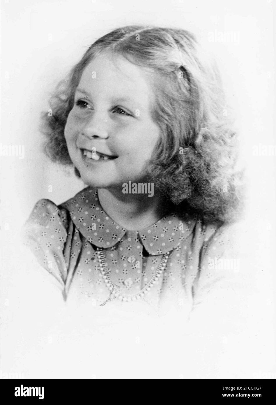 12/31/1947. Sofía, 10 ans -Date approximative. Crédit : Album / Archivo ABC Banque D'Images