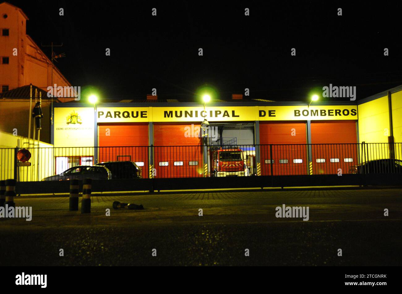 12/04/2013. Toledo 05-12-13 caserne de pompiers de Ocaña. Ana Perez Herrera / Archdc. Crédit : Album / Archivo ABC / Ana Pérez Herrera Banque D'Images 12/04/2013. Toledo 05-12-13 caserne de pompiers de Ocaña. Ana Perez Herrera / Archdc. Crédit : Album / Archivo ABC / Ana Pérez Herrera Banque D'Images