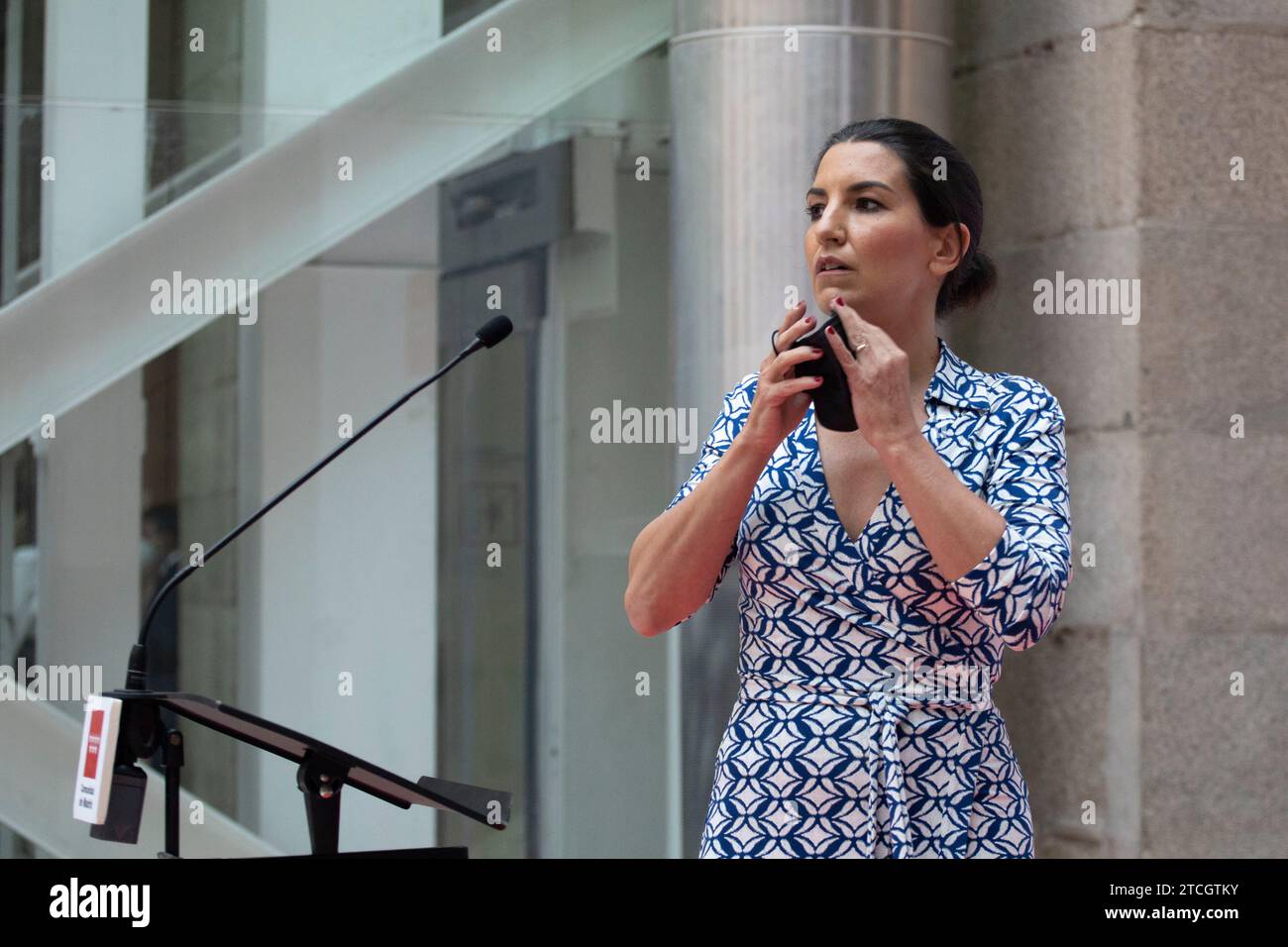 Madrid, 06/19/2021. Isabel Díaz Ayuso prend ses fonctions de présidente