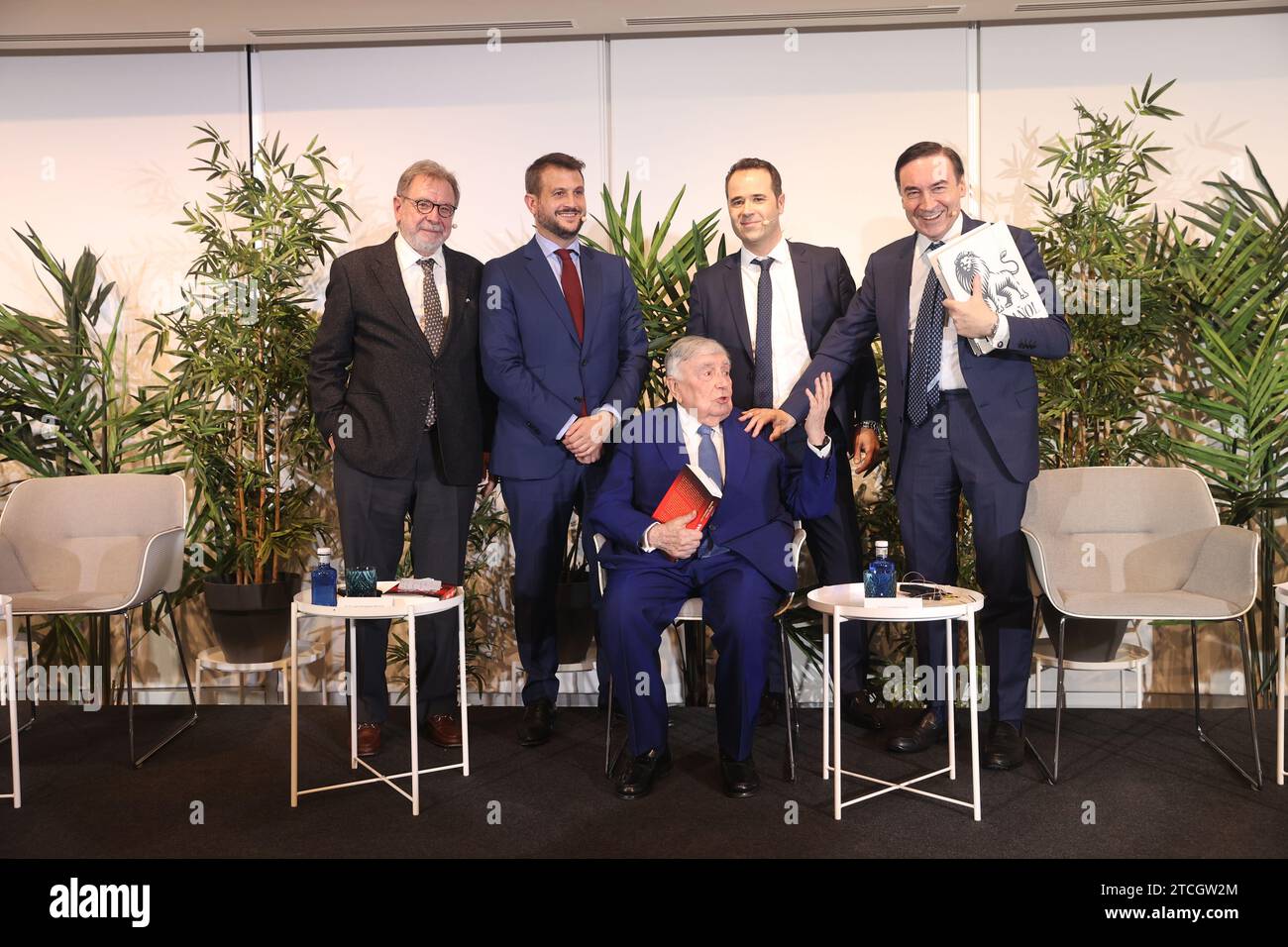 Madrid, 11/02/2021. Présentation du livre 'le chef des espions', de Juan Fernández Miranda et Javier Chicote à la Casa de ABC. Photo : Ángel de Antonio. ARCHDC. Crédit : Album / Archivo ABC / Ángel de Antonio Banque D'Images