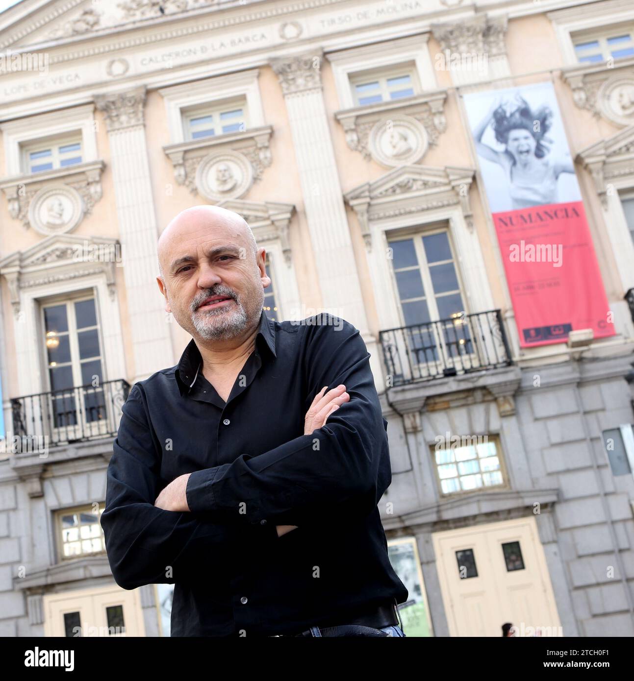 Madrid, 04/14/2016. Entretien avec Juan Carlos Pérez de la Fuente, directeur du Théâtre espagnol photo : Ernesto Agudo ARCHDC. Crédit : Album / Archivo ABC / Ernesto Agudo Banque D'Images