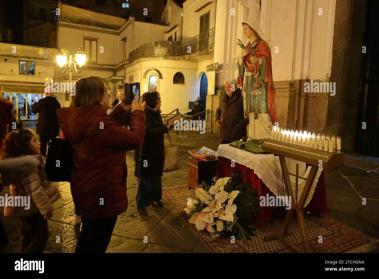 La veille de la journée de Sainte Lucie, le 13 décembre, il y a une