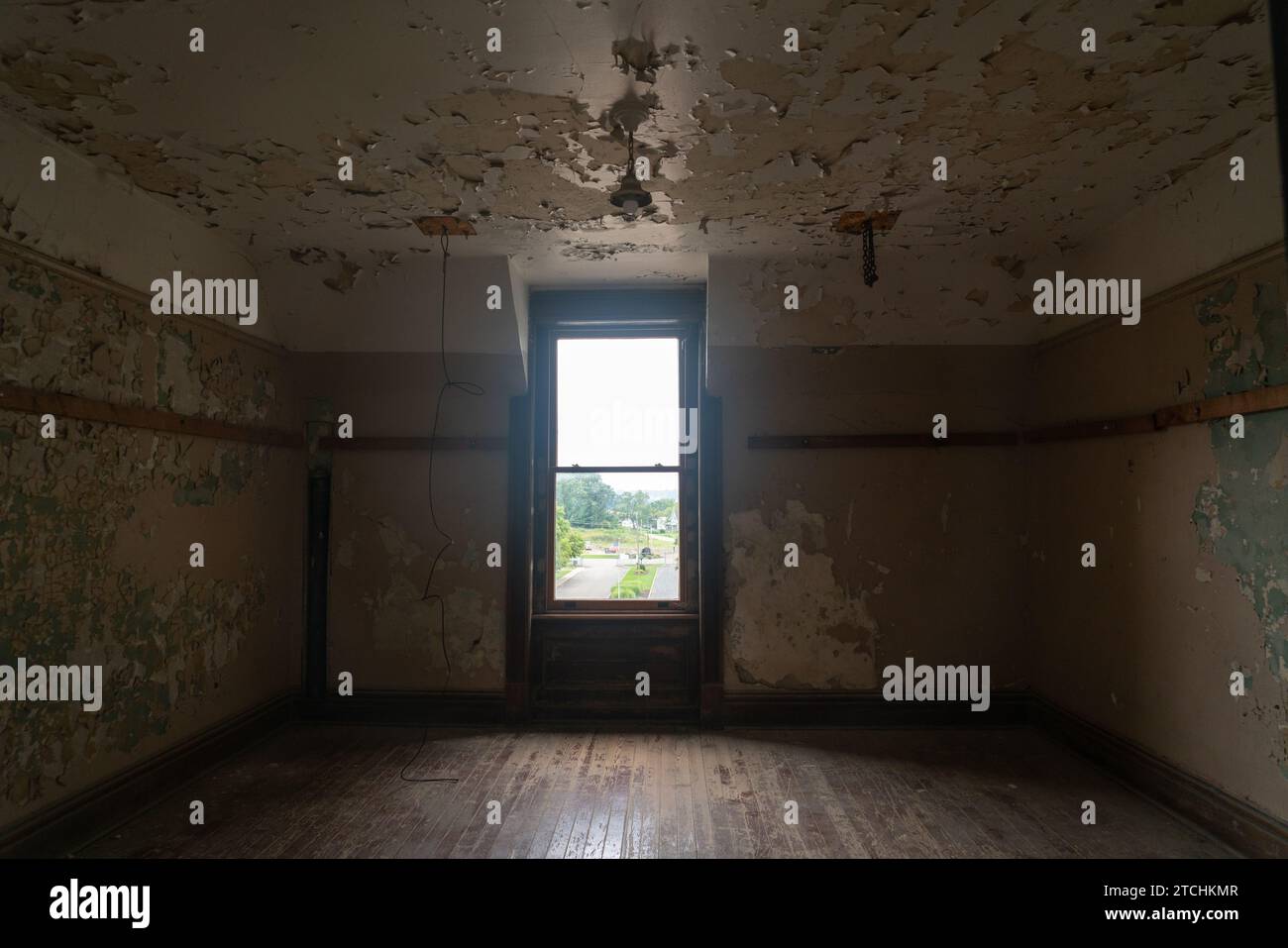 Ohio State Reformatory, prison historique située à Mansfield, Ohio Banque D'Images