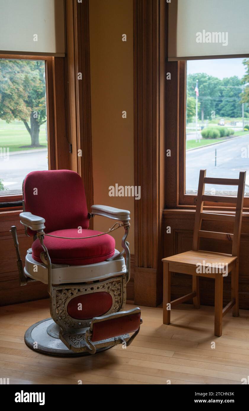 Ohio State Reformatory, prison historique située à Mansfield, Ohio Banque D'Images