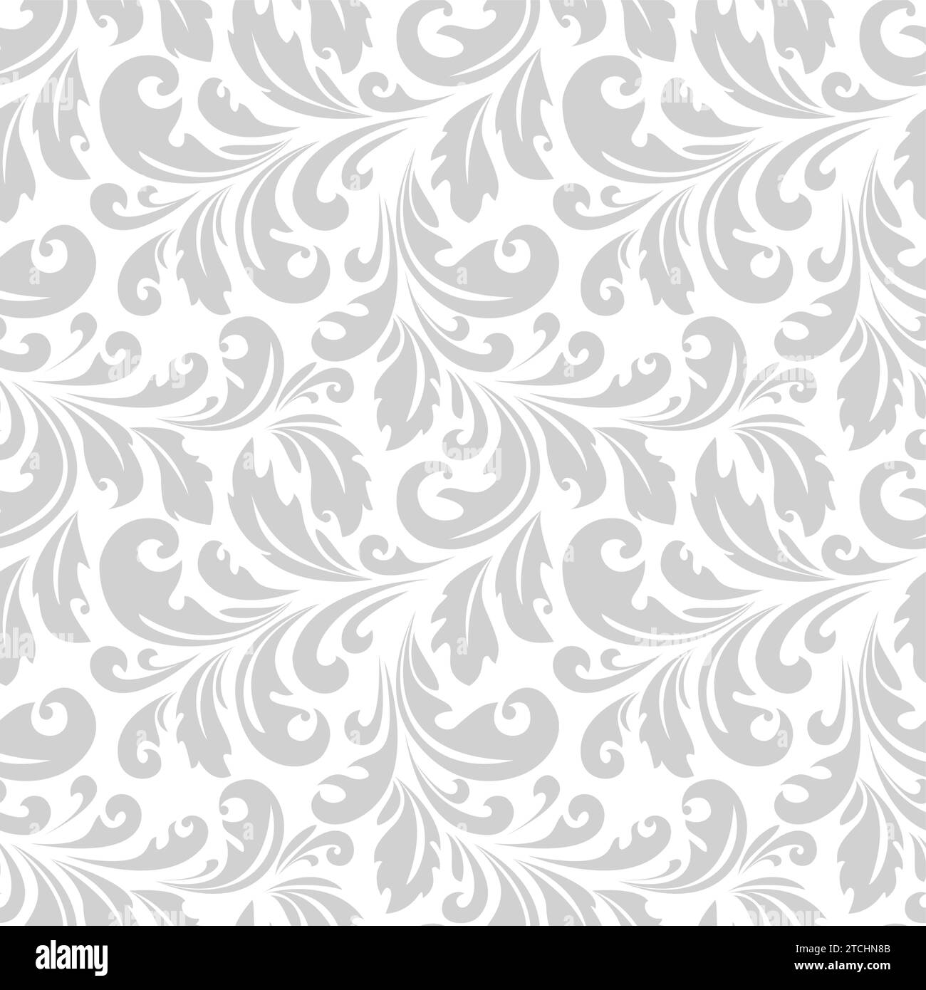 Motif floral. Papier peint baroque, damassé. Arrière-plan vectoriel transparent. Motif moderne graphique. Illustration de Vecteur