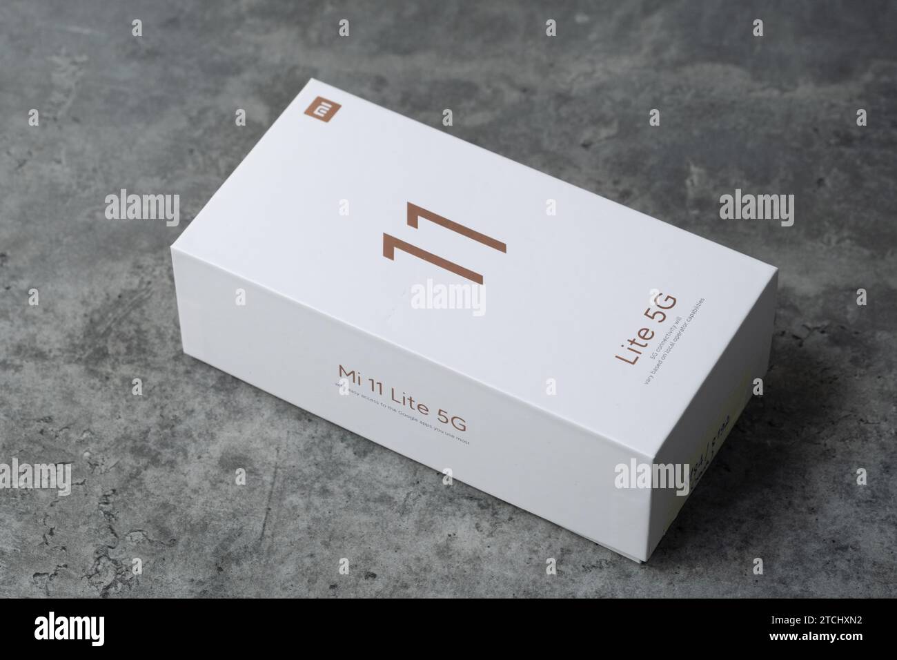 HCMC, VN - smartphone Xiaomi 11 Lite pour un usage éditorial Banque D'Images