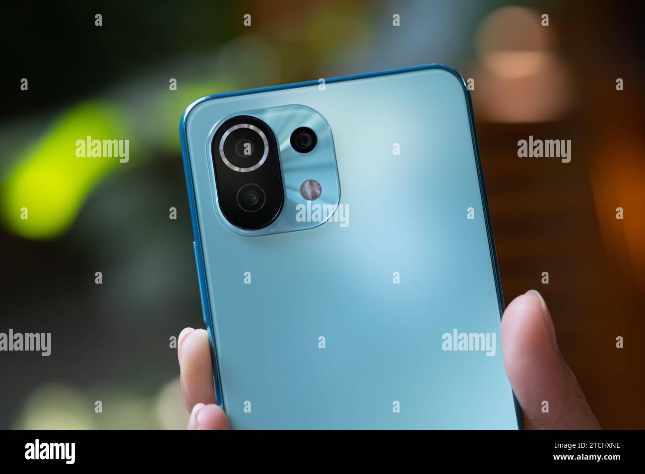 HCMC, VN - smartphone Xiaomi 11 Lite pour un usage éditorial Banque D'Images
