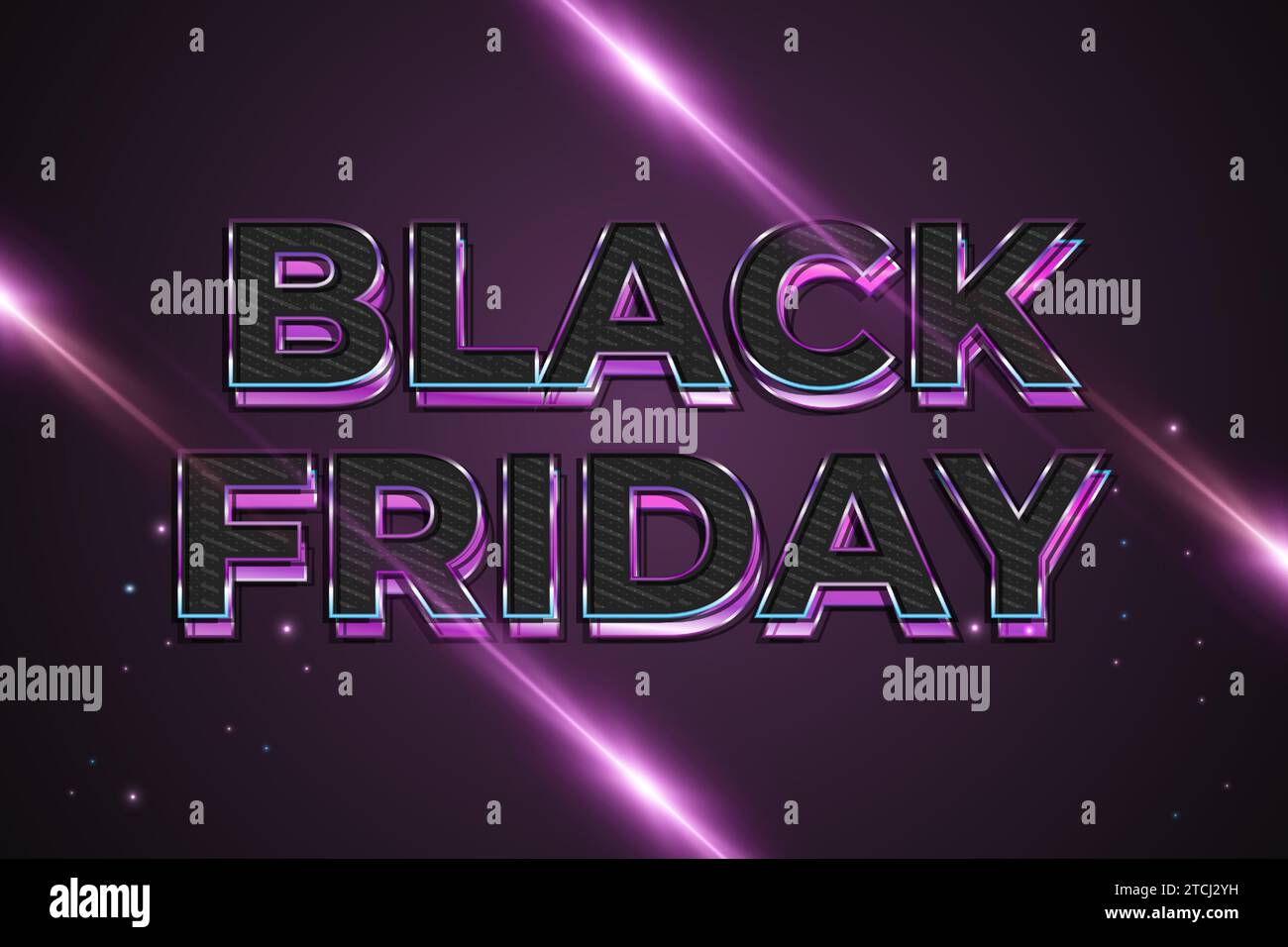 Étiquette de vente Black Friday avec texte coloré vibrant. Élément de design pour bannières de vente, affiches, cartes Illustration de Vecteur