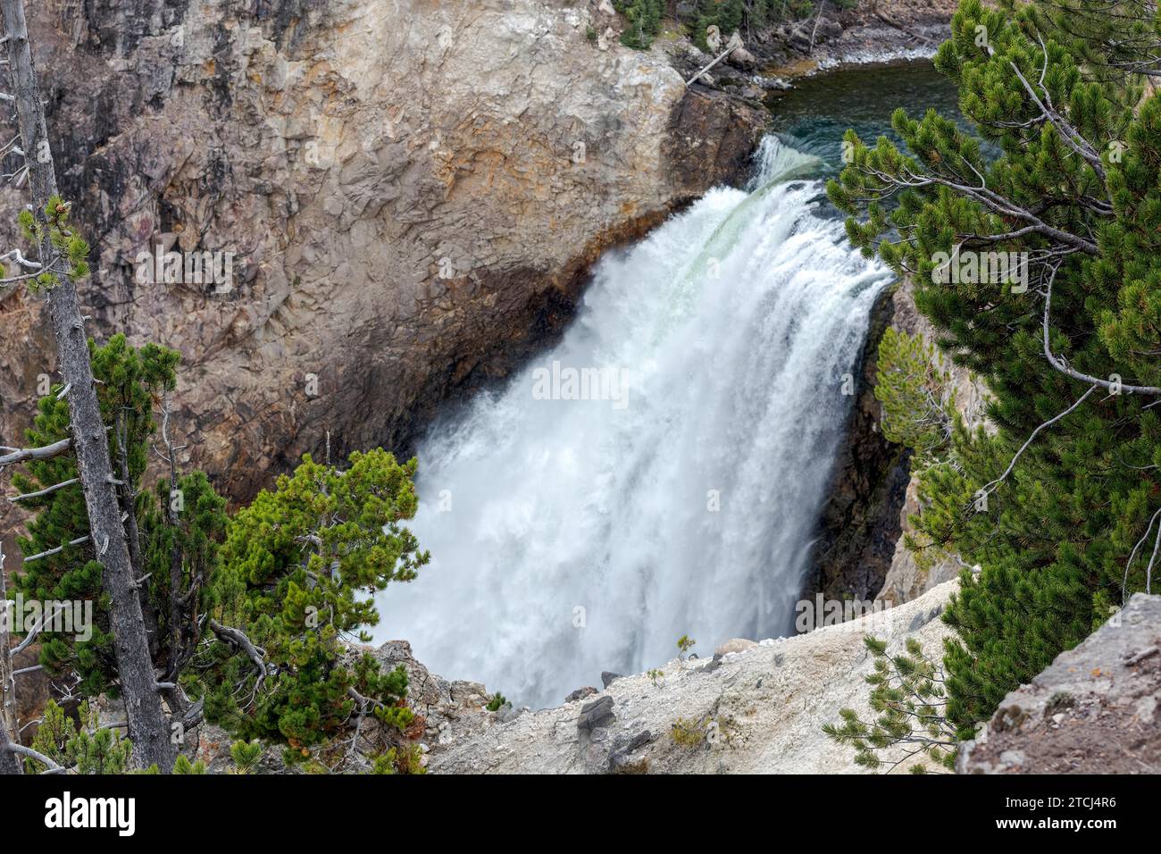 Yellowstone inférieur tombe dans le Parc National de Yellowstone Banque D'Images