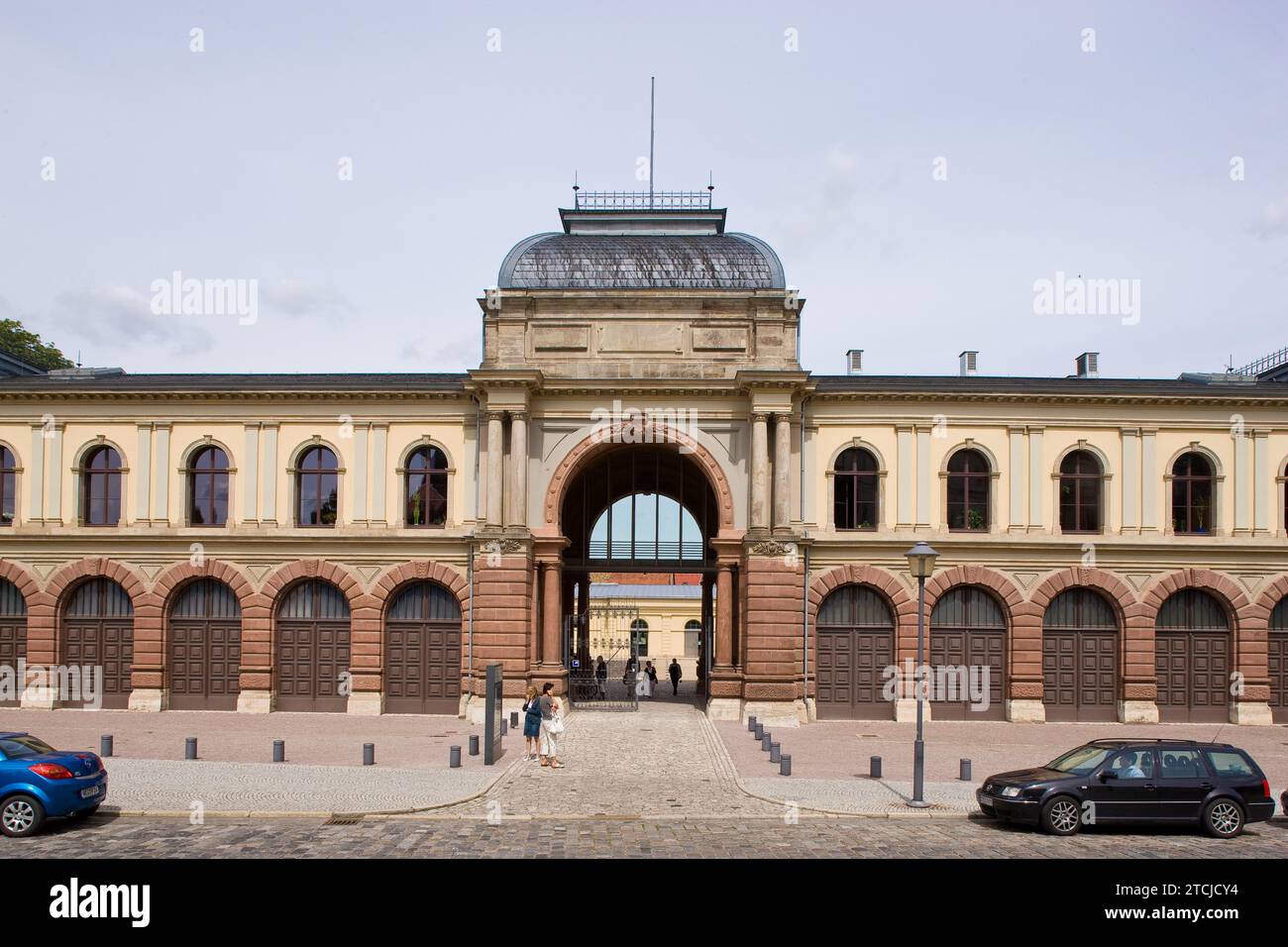 Archives de l'État de Thuringe Archives principales de l'État Weimar, Bâtiment des archives Banque D'Images