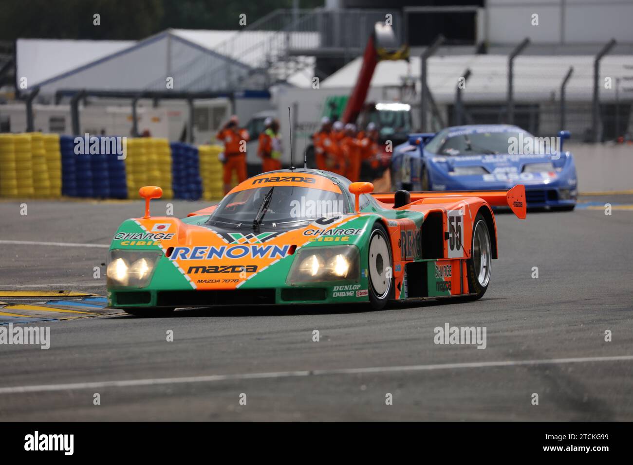 2023 le Mans Legends Parade - Mazda 787B 1991 Banque D'Images