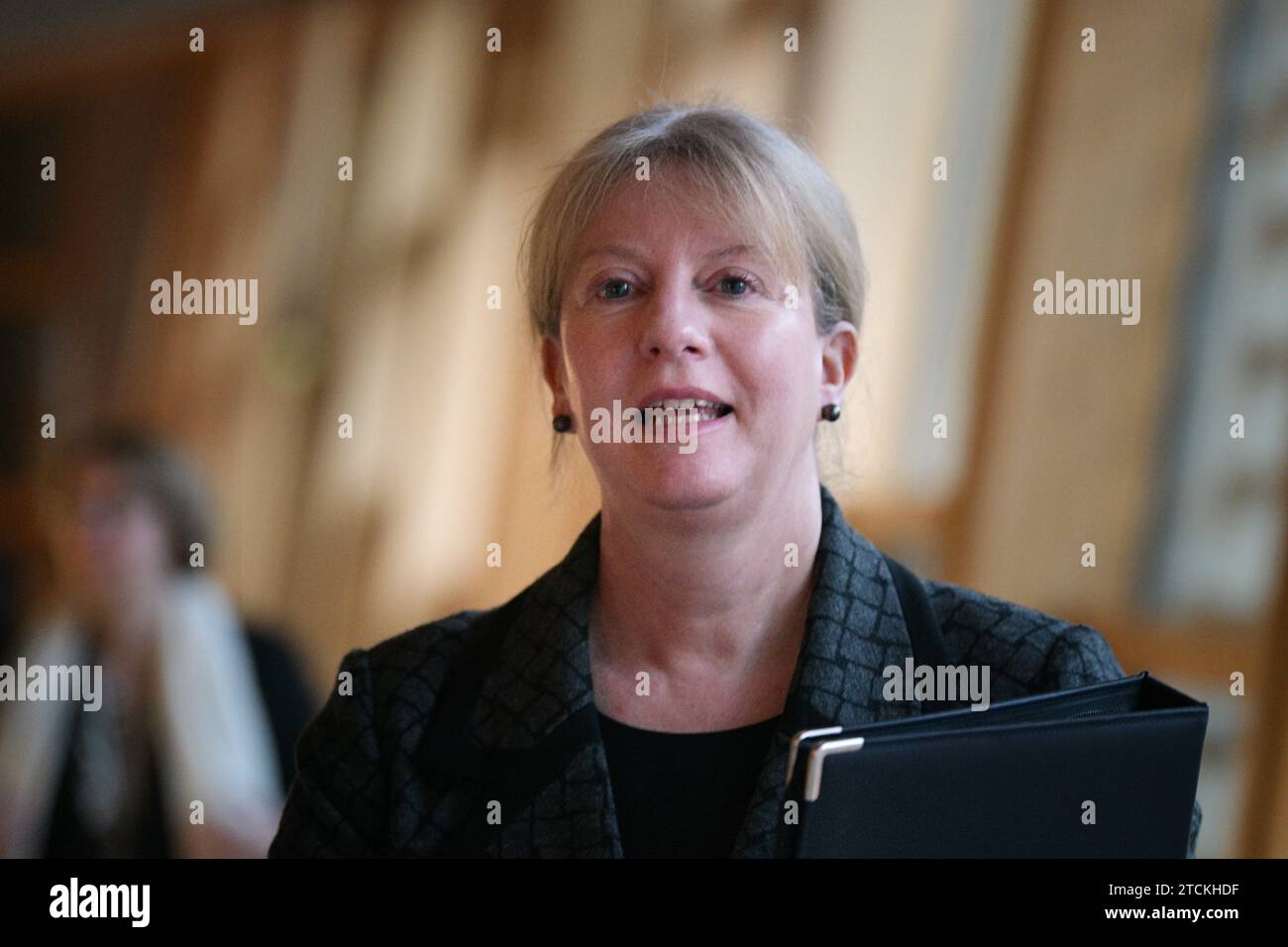 Édimbourg Écosse, Royaume-Uni 13 décembre 2023. Vice-première ministre Shona Robison MSP au Parlement écossais. crédit sst/alamy live news Banque D'Images