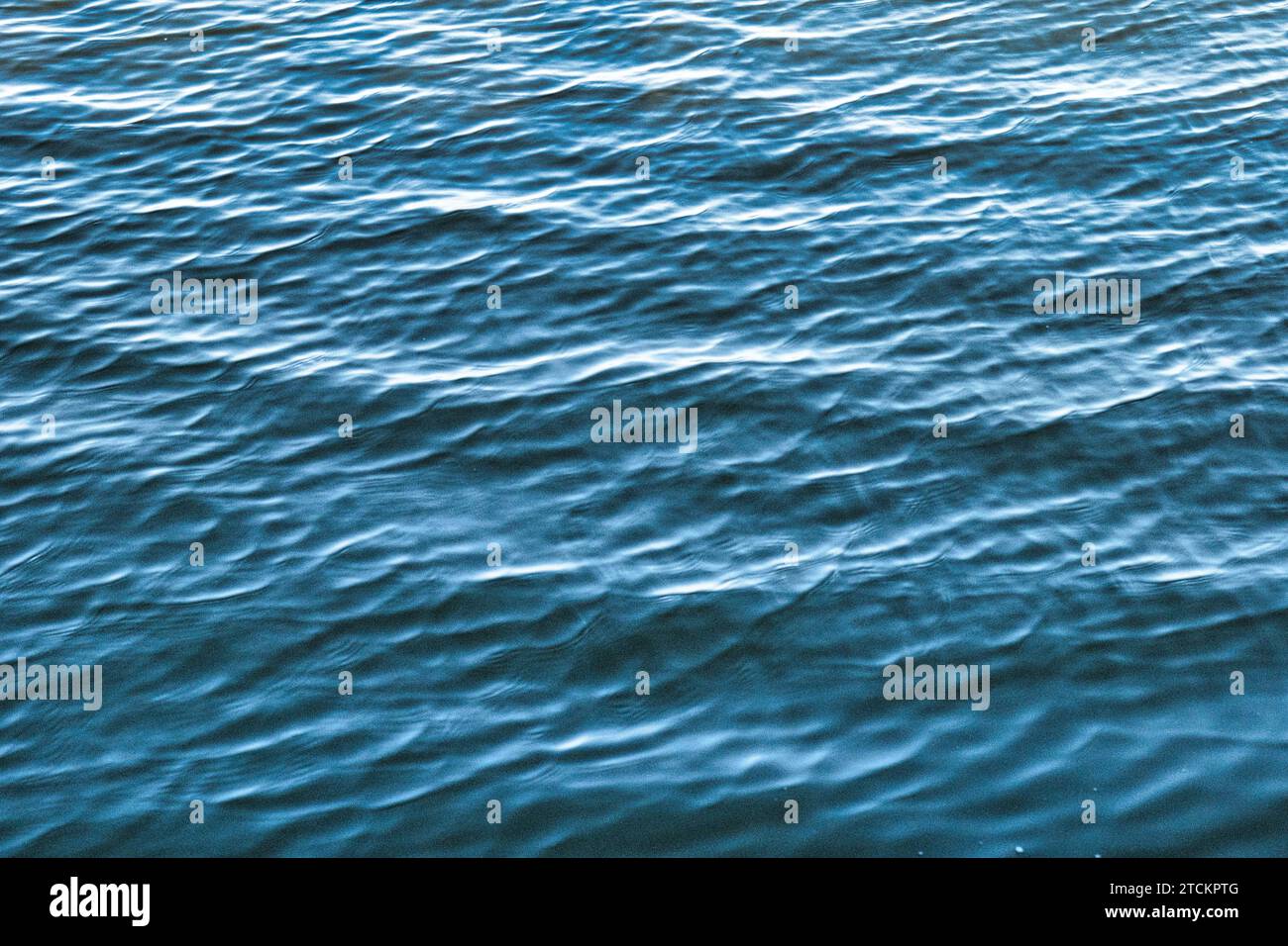 Vagues et ondulations douces Banque D'Images