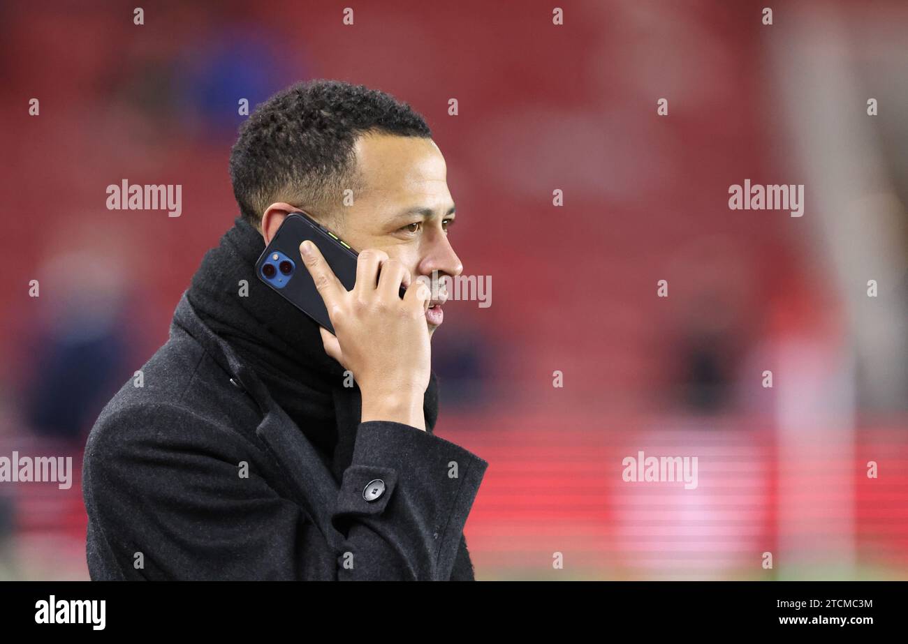 Middlesbrough, Royaume-Uni. 13 décembre 2023. Liam Rosenior Manager de Hull City lors du Sky Bet Championship Match Middlesbrough vs Hull City au Riverside Stadium, Middlesbrough, Royaume-Uni, le 13 décembre 2023 (photo de Nigel Roddis/News Images) à Middlesbrough, Royaume-Uni le 12/13/2023. (Photo Nigel Roddis/News Images/Sipa USA) crédit : SIPA USA/Alamy Live News Banque D'Images