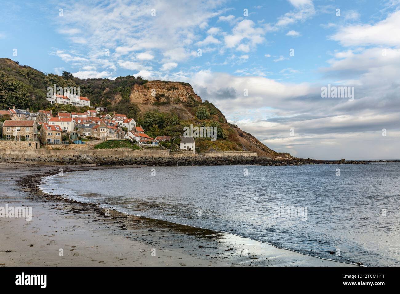 Plage de Runswick Bay, North Yorkshire Banque D'Images