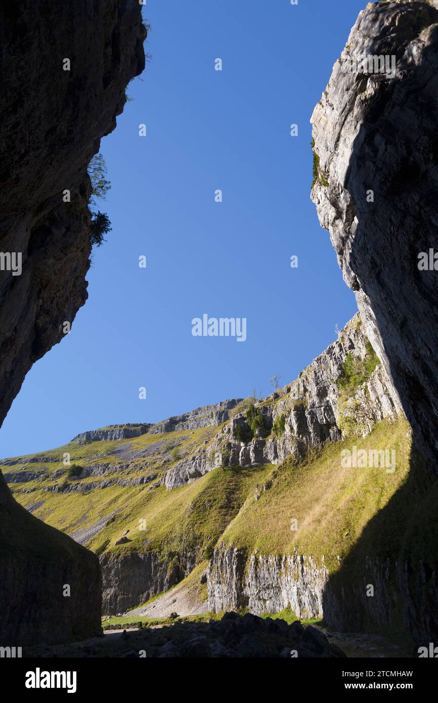 Gordale Scar, Yorkshire Dales National Park, North Yorkshire Banque D'Images