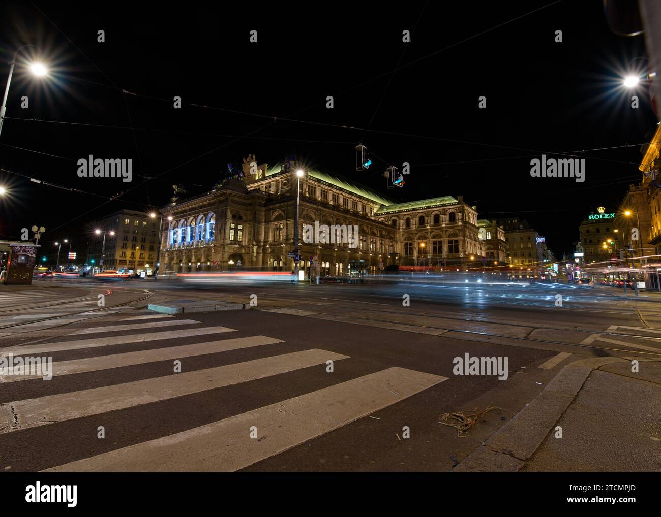 Maison de l'Opéra de Vienne Banque D'Images