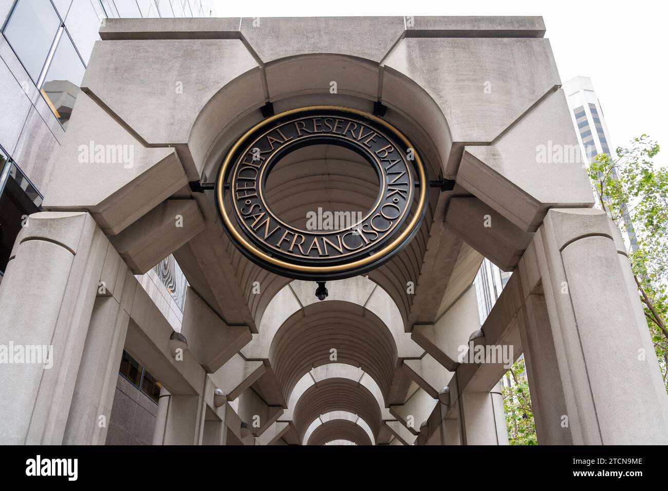 Banque fédérale de réserve de San Francisco, Californie, États-Unis Banque D'Images