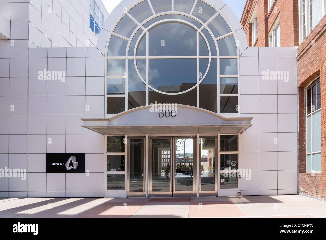 SS et C Advent siège social à San Francisco, CA, États-Unis Banque D'Images