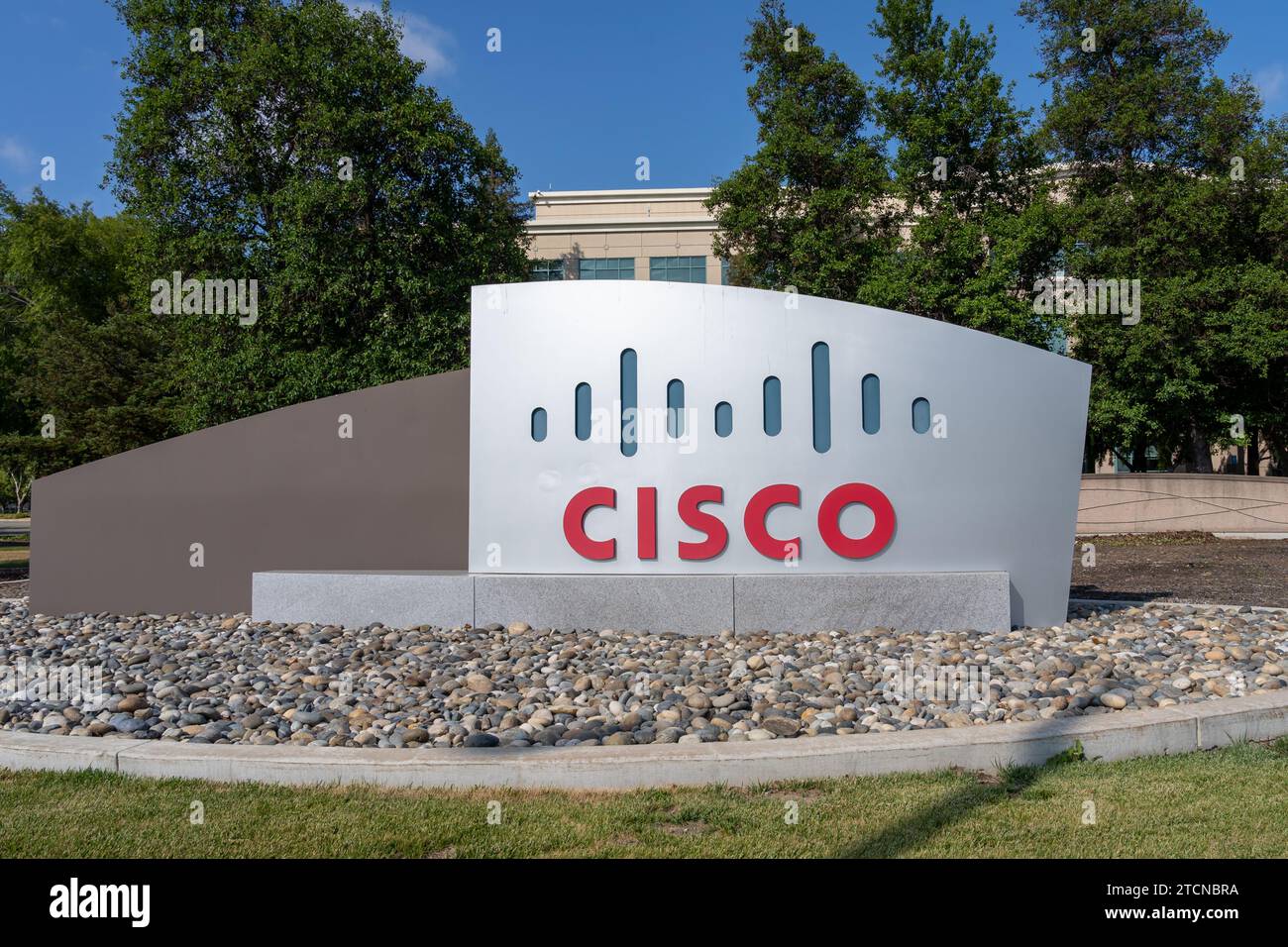 Siège social de Cisco à San Jose, Californie, États-Unis Banque D'Images