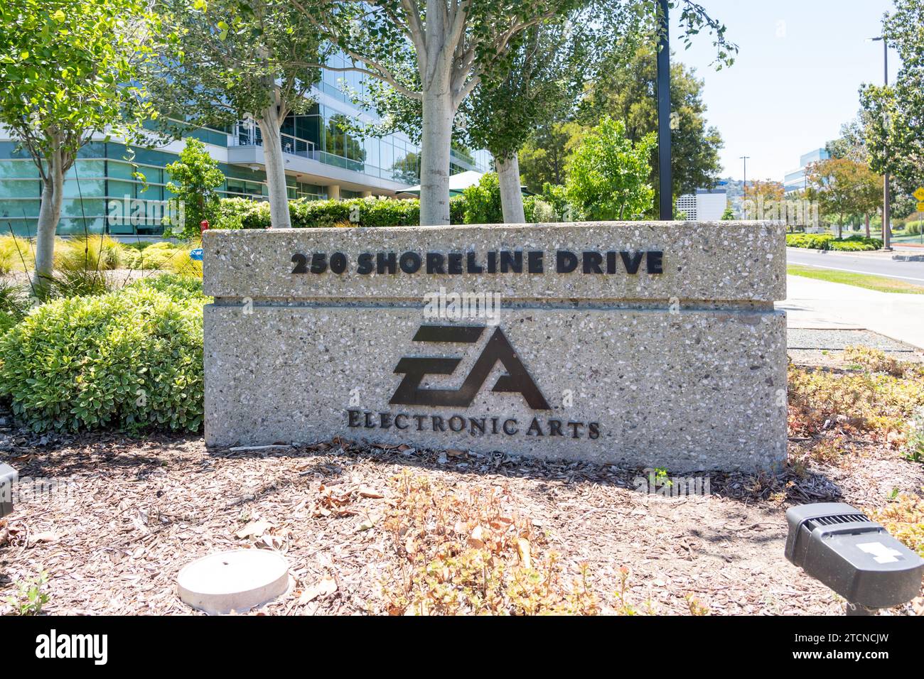 Siège social d'Electronic Arts à Redwood City, Californie, États-Unis Banque D'Images