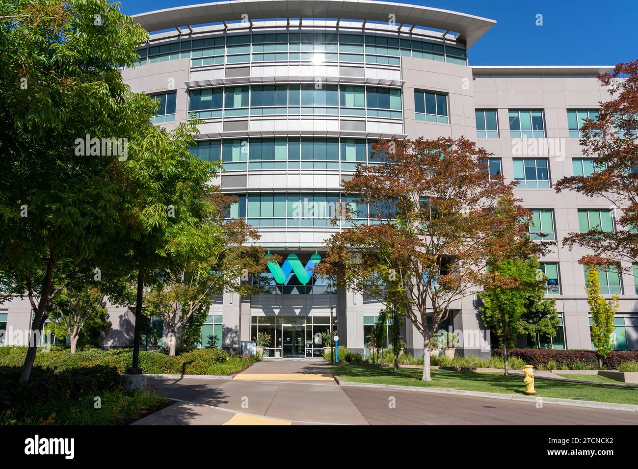 Immeuble de bureaux Waymo à Mountain View, Californie, États-Unis Banque D'Images