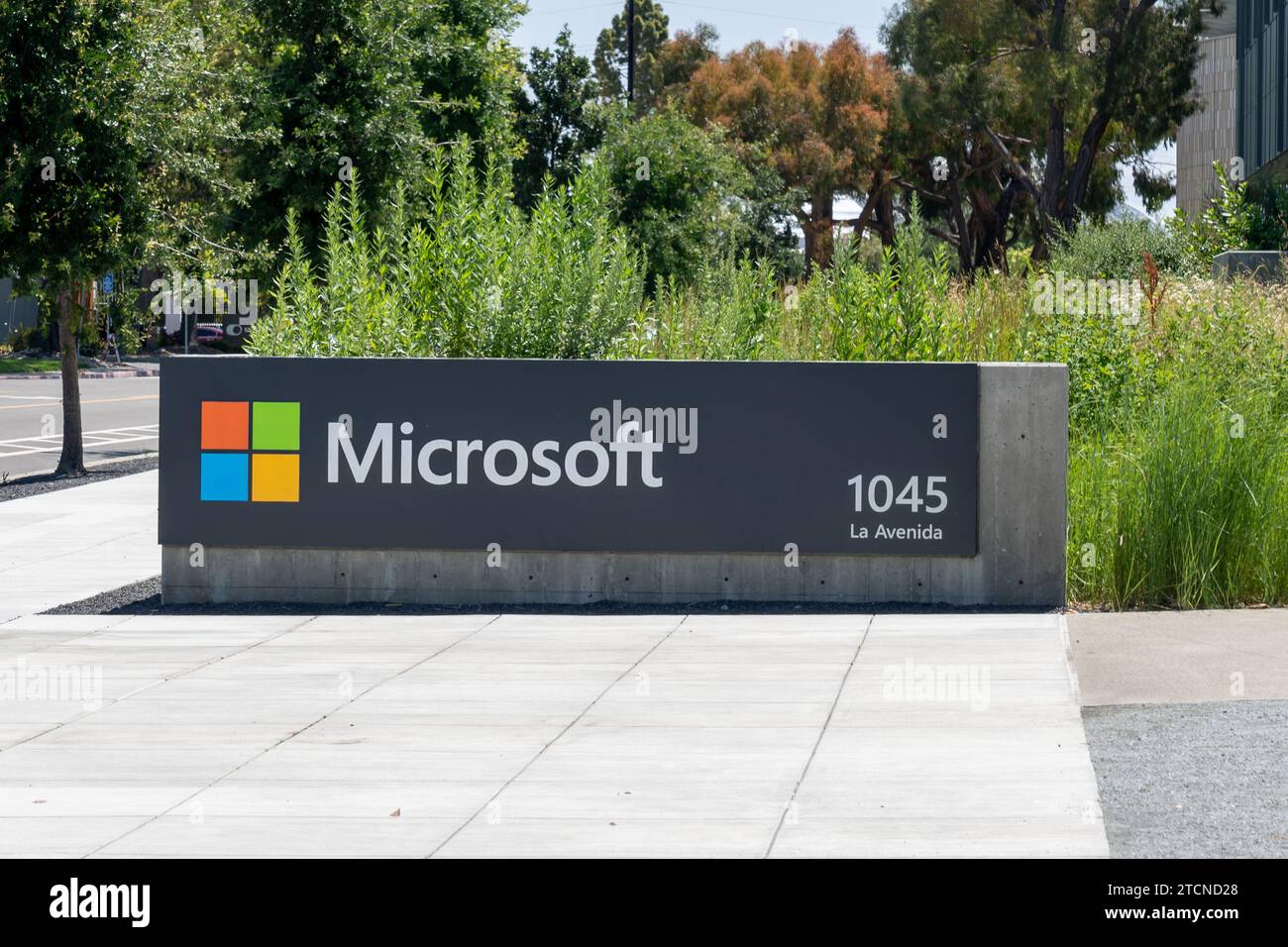 Microsoft Silicon Valley Corporate Campus à Mountain View, Californie, États-Unis Banque D'Images