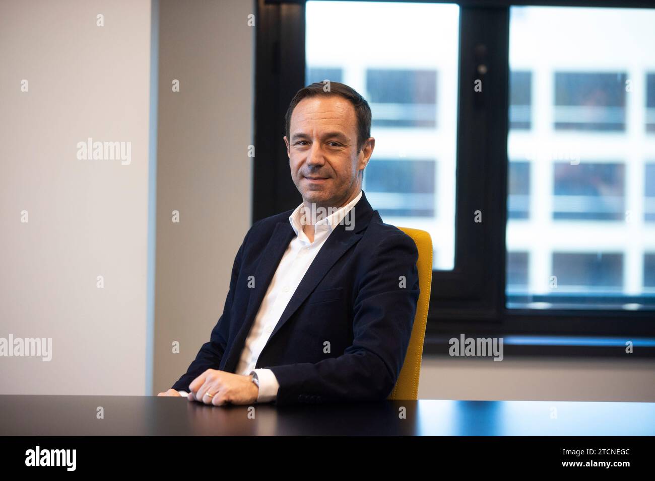 Madrid, 02/15/2022. Entretien avec le directeur général de Renault Iberia, Sébastien Guigues. Photo : Ángel de Antonio. ARCHDC. Crédit : Album / Archivo ABC / Ángel de Antonio Banque D'Images
