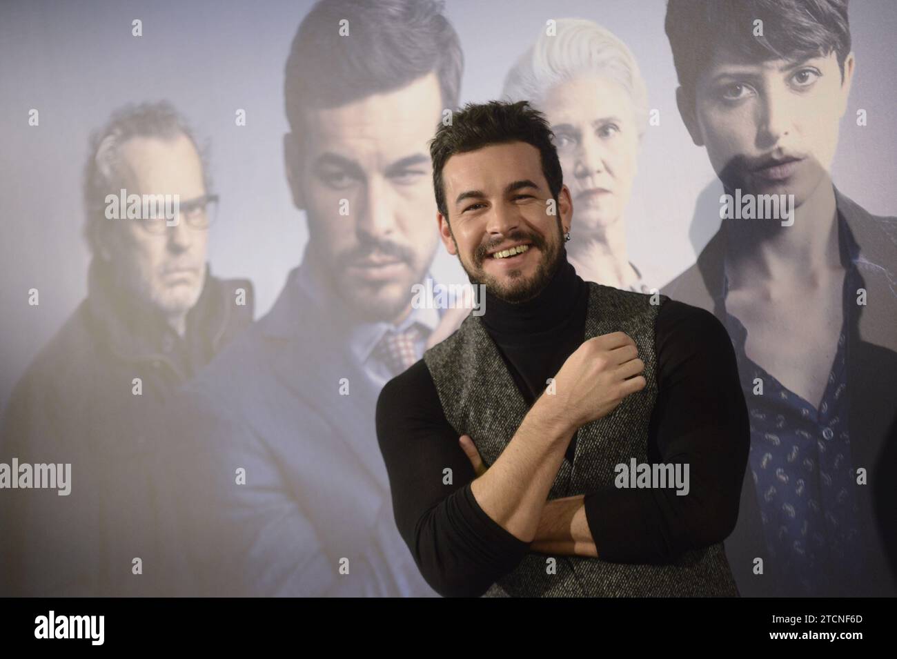 Madrid, 12/19/2016. Photocall du film ?Contratiempo?. Dans l'image, Mario Casas. Photo : Maya Balanya ARCHDC. Crédit : Album / Archivo ABC / Maya Balanya Banque D'Images