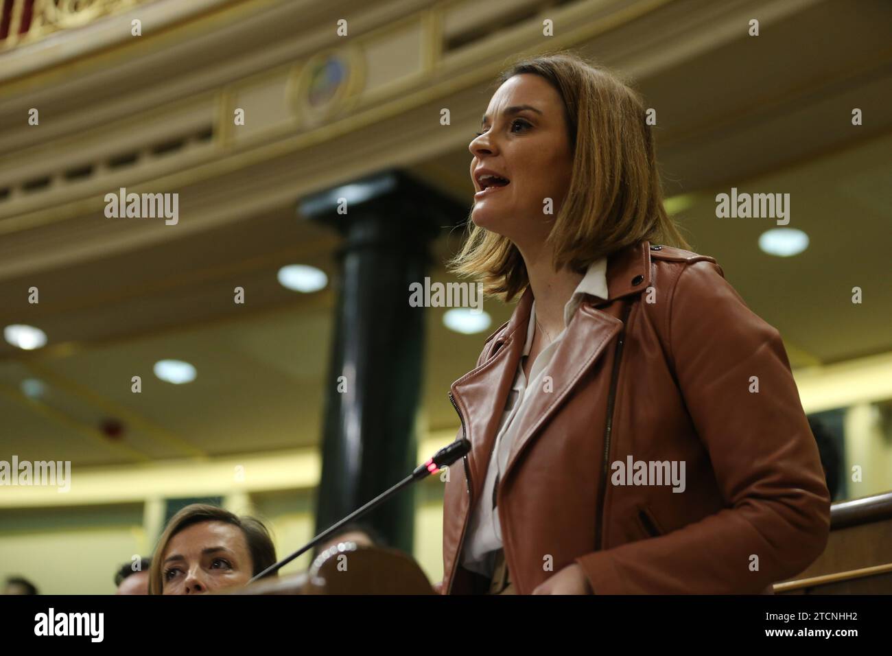 Madrid, 02/19/2020. Congrès des députés. Session de contrôle du gouvernement. Dans l'image, l'adjointe du PP Margarita Prohens. Photo : Jaime García. ARCHDC. Crédit : Album / Archivo ABC / Jaime García Banque D'Images