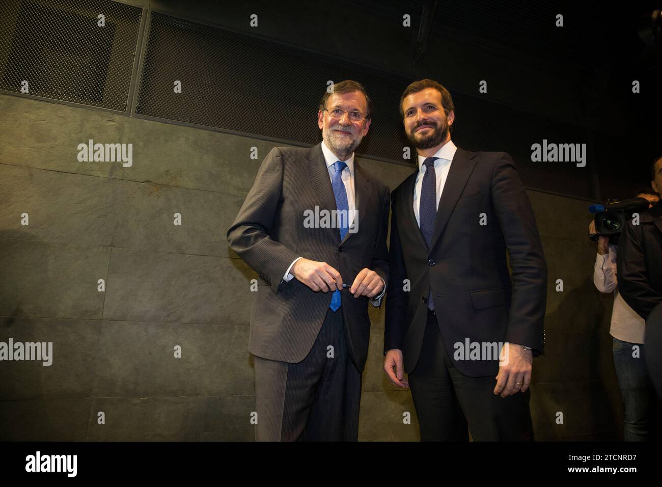 Madrid, 12/04/2019. Carlos Herrera présente le livre de Mariano Rajoy. Photo : Ángel de Antonio. ARCHDC. Crédit : Album / Archivo ABC / Ángel de Antonio Banque D'Images Madrid, 12/04/2019. Carlos Herrera présente le livre de Mariano Rajoy. Photo : Ángel de Antonio. ARCHDC. Crédit : Album / Archivo ABC / Ángel de Antonio Banque D'Images