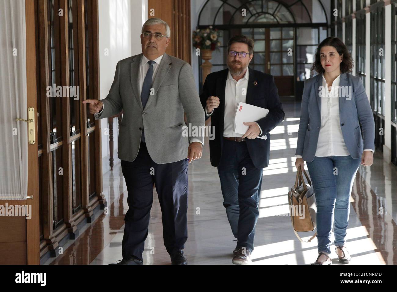 11/04/2014. Séville, 11/08/2019. Comparution au Parlement d'Antonio Ramírez de Arellano devant la Commission Faffe au Parlement d'Andalousie. Photo : Juan Flores. ARCHSEV. Crédit : Album / Archivo ABC / Juan Flores Banque D'Images