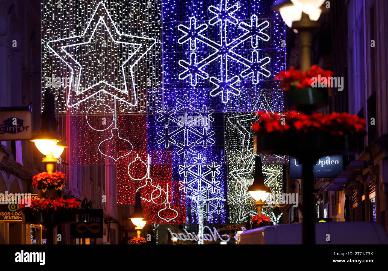 Córdoba, 12/03/2020. Allumer l'éclairage extraordinaire de Noël à Córdoba, lumières de Noël. Photo : Valerio Merino ARCHCOR. Crédit : Album / Archivo ABC / Valerio Merino Banque D'Images