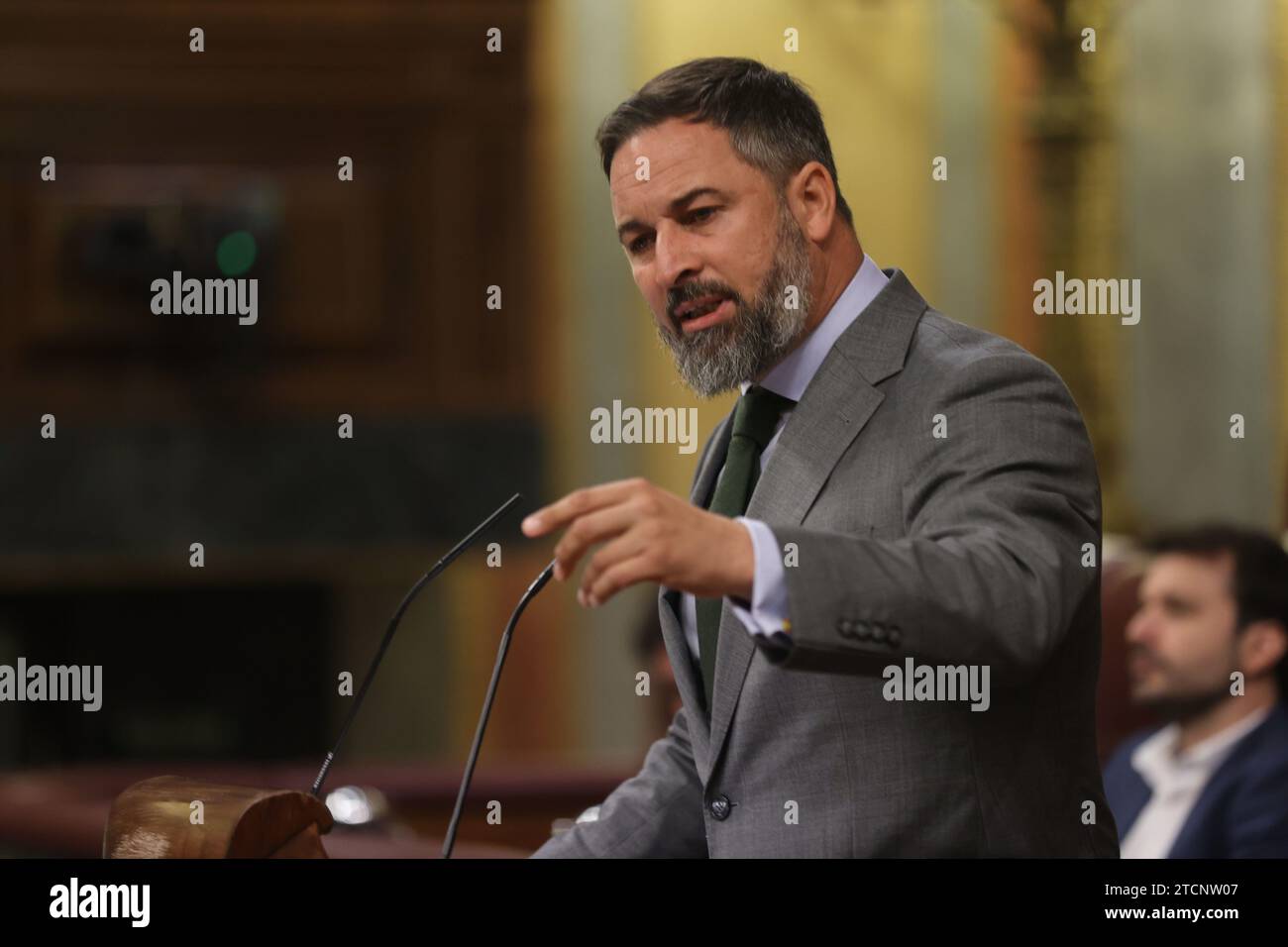 Madrid, 10/13/2022. Session du Congrès des députés pour faire rapport sur la réunion du Conseil européen du 7 octobre et pour faire rapport sur les mesures économiques et sociales adoptées par le gouvernement pour répondre à la crise provoquée par la guerre en Ukraine. Photo : Jaime García. ARCHDC. Crédit : Album / Archivo ABC / Jaime García Banque D'Images