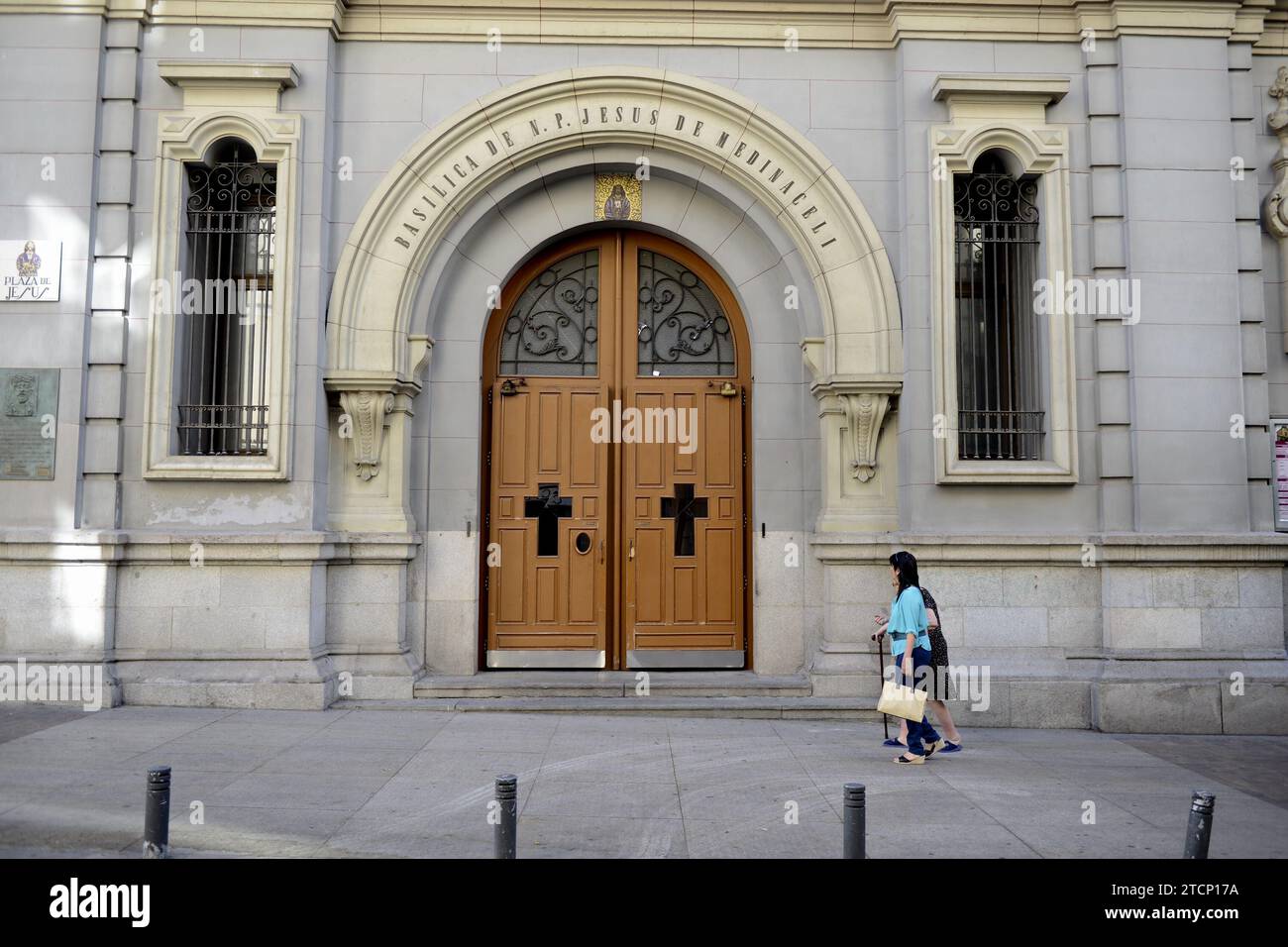 Madrid, 07/08/2015. Rapport sur les églises à Madrid. Dans l'image la basilique de Jesús de Medinaceli. Photo : Maya Balanya ARCHDC. Crédit : Album / Archivo ABC / Maya Balanya Banque D'Images