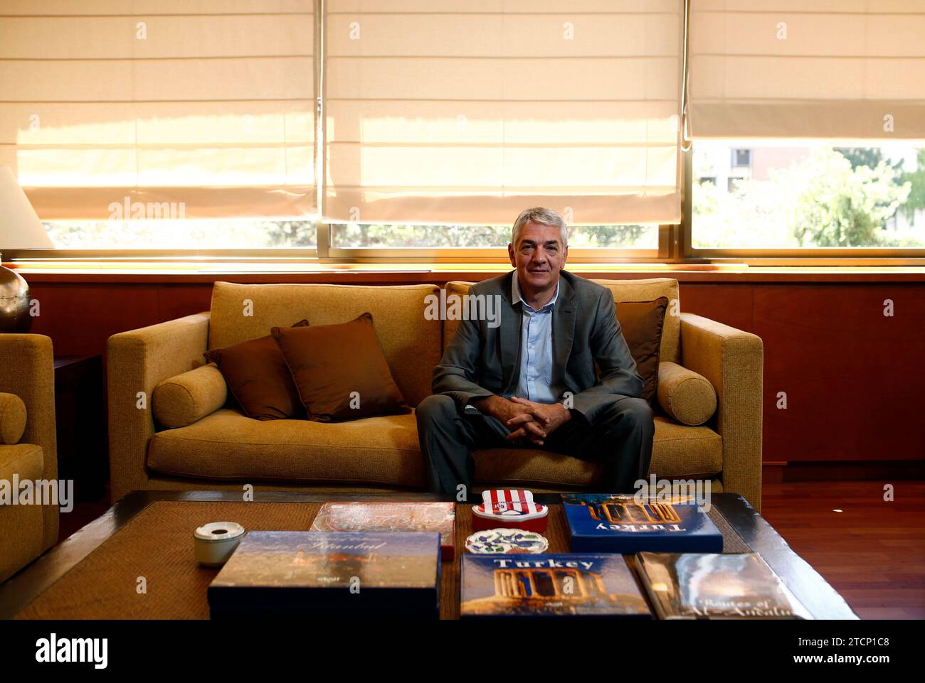 Madrid, 07/29/2015. Entretien avec l'ambassadeur turc en Espagne Ömer Önhon. Photo : Oscar del Pozo ARCHDC. Crédit : Album / Archivo ABC / Oscar del Pozo Banque D'Images