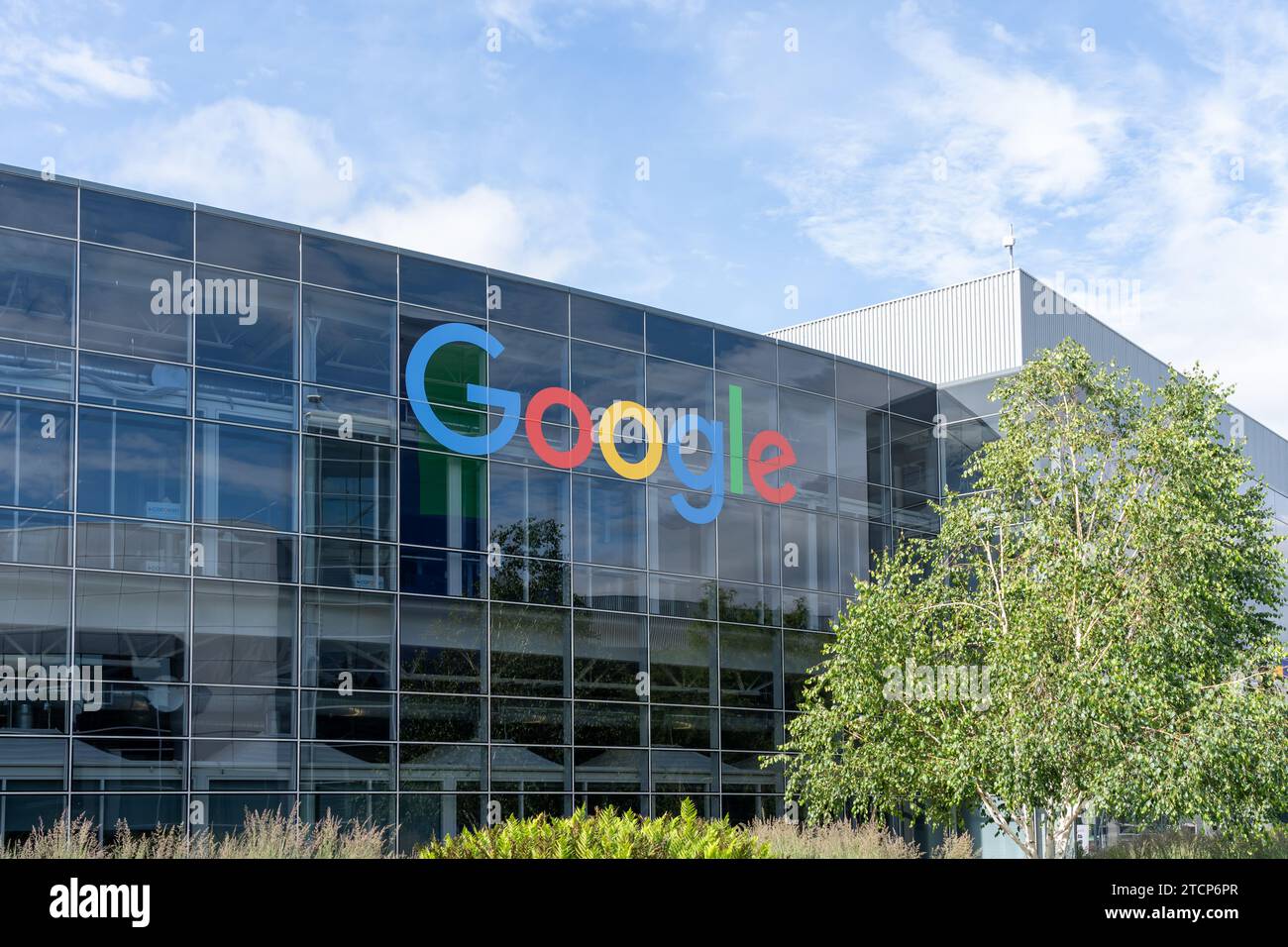Siège social de Google à Mountain View, Californie, États-Unis Banque D'Images
