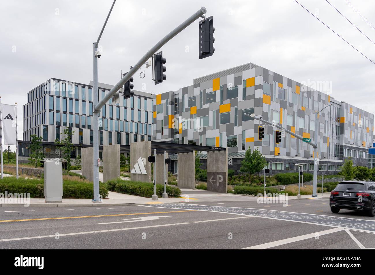 Siège social d'Adidas Amérique du Nord à Portland, Oregon, États-Unis Banque D'Images